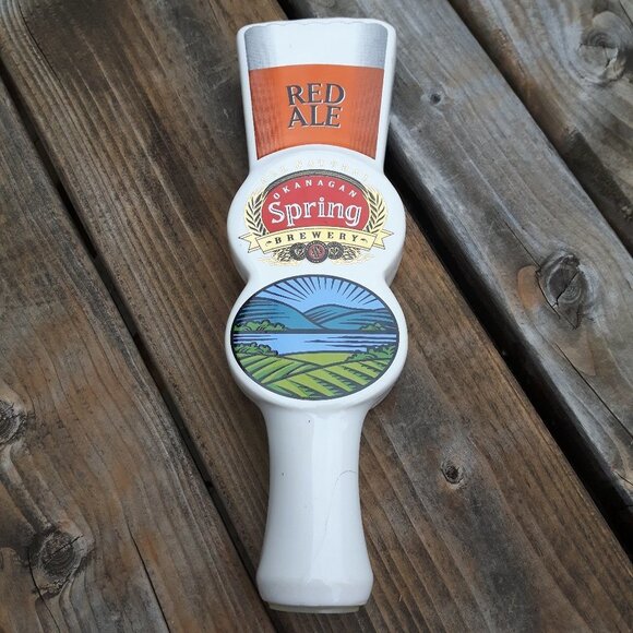 Rare Okanagan Spring Brewery Tap Handle All Natura - Picture 1 of 6